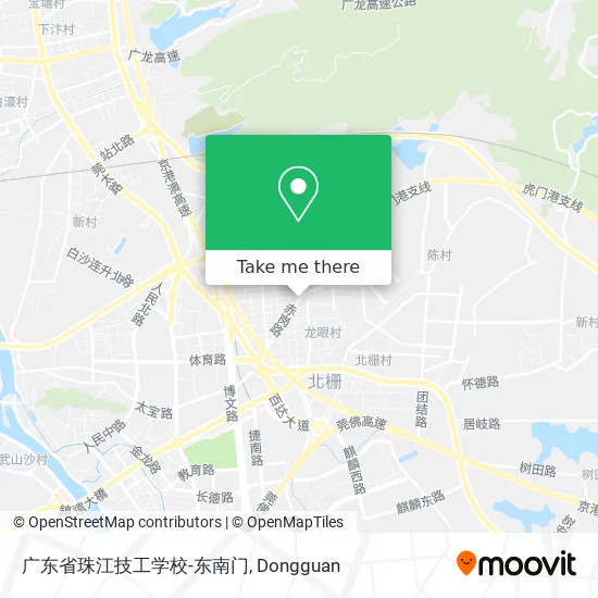 广东省珠江技工学校-东南门 map