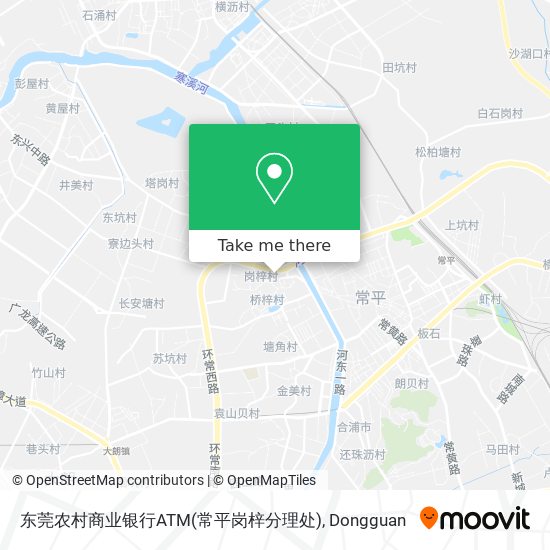 东莞农村商业银行ATM(常平岗梓分理处) map