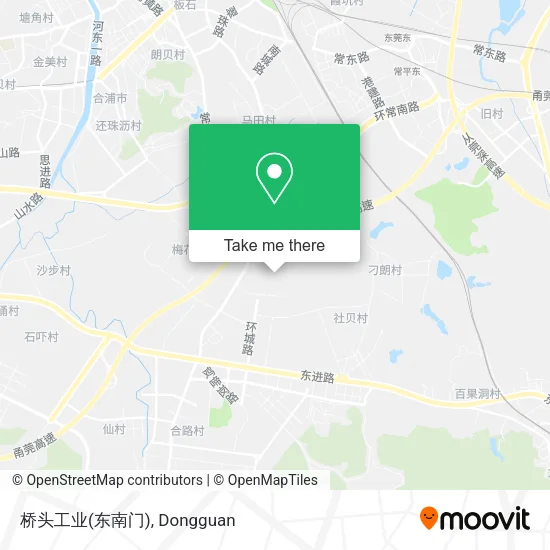 桥头工业(东南门) map