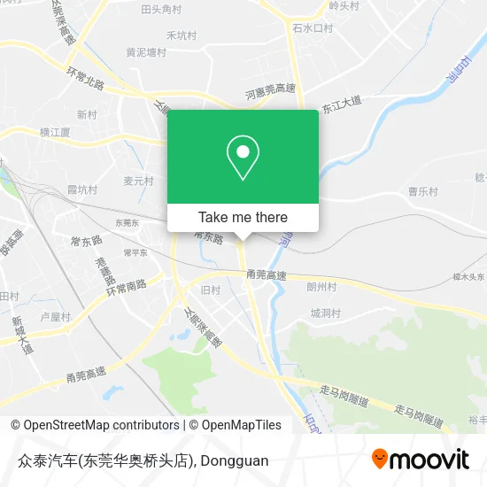 众泰汽车(东莞华奥桥头店) map