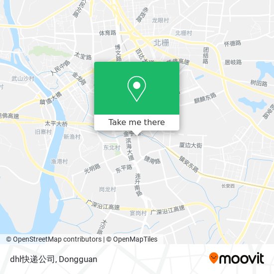 dhl快递公司 map