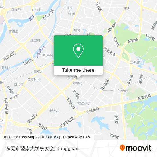 东莞市暨南大学校友会 map