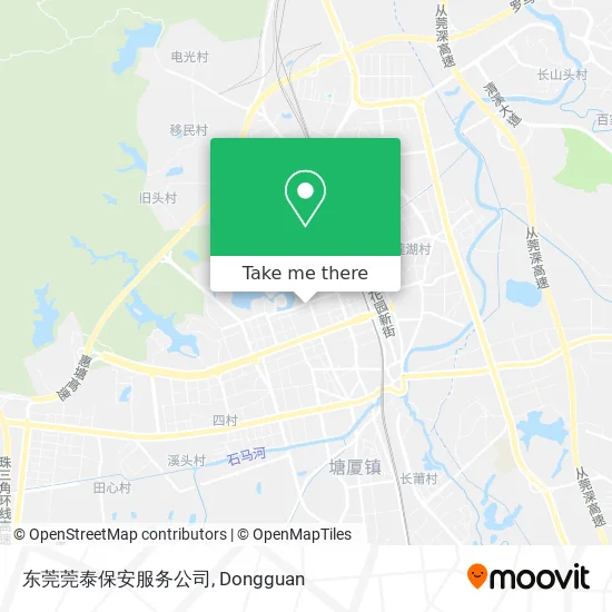 东莞莞泰保安服务公司 map