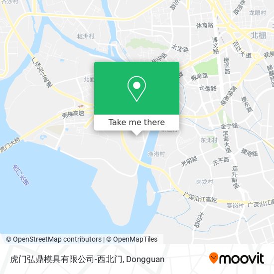 虎门弘鼎模具有限公司-西北门 map