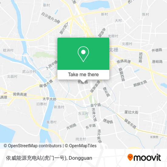 依威能源充电站(虎门一号) map