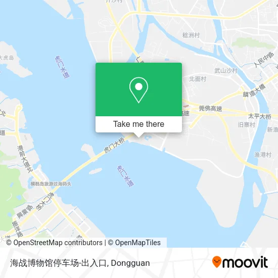 海战博物馆停车场-出入口 map