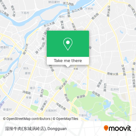 湿辣牛肉(东城涡岭店) map