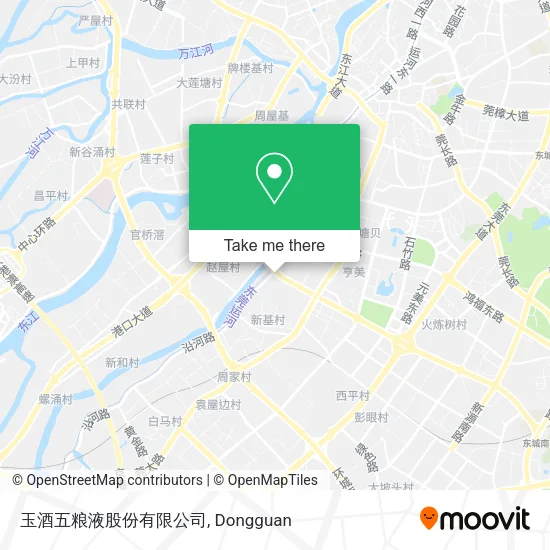 玉酒五粮液股份有限公司 map