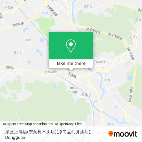 摩盒上酒店(东莞樟木头店)(原尚品商务酒店) map