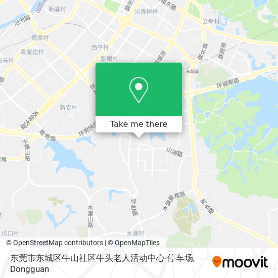 东莞市东城区牛山社区牛头老人活动中心-停车场 map