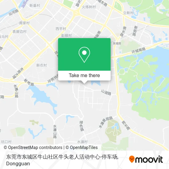 东莞市东城区牛山社区牛头老人活动中心-停车场 map