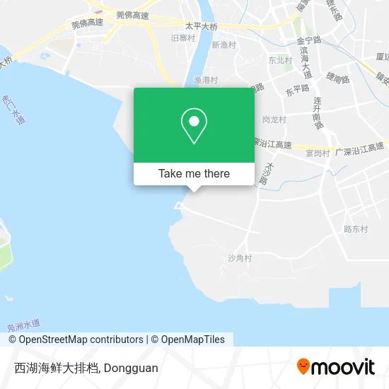 西湖海鲜大排档 map