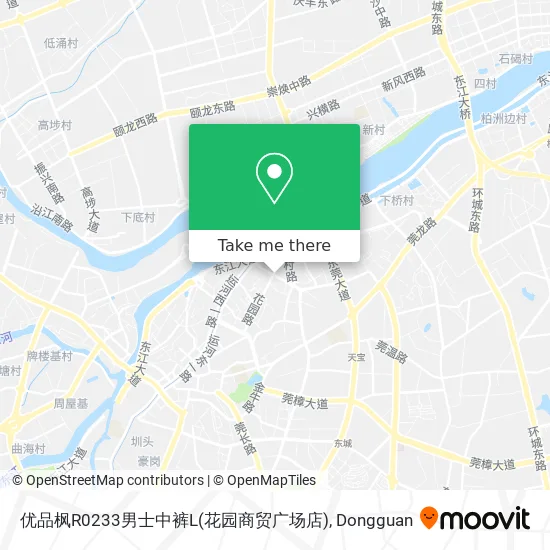 优品枫R0233男士中裤L(花园商贸广场店) map