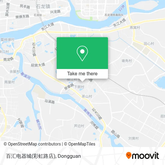 百汇电器城(彩虹路店) map