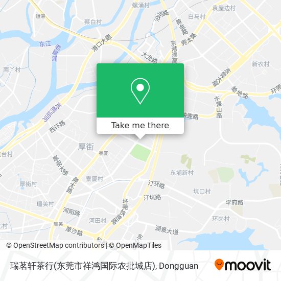 瑞茗轩茶行(东莞市祥鸿国际农批城店) map