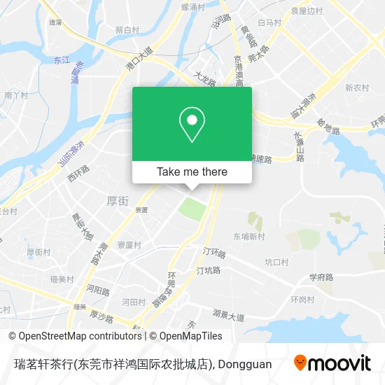 瑞茗轩茶行(东莞市祥鸿国际农批城店) map
