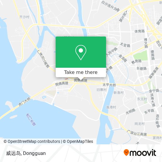 威远岛 map