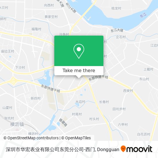 深圳市华宏表业有限公司东莞分公司-西门 map
