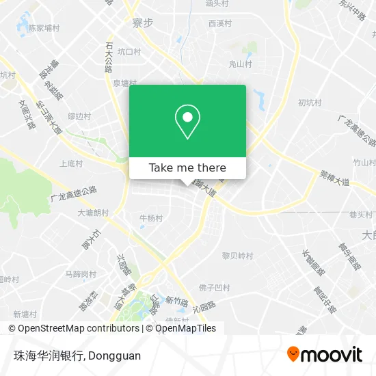 珠海华润银行 map