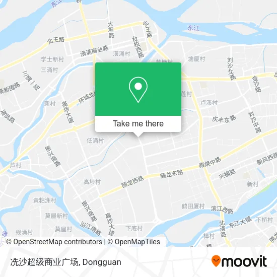 冼沙超级商业广场 map