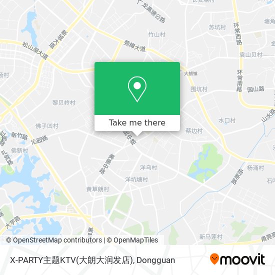 X-PARTY主题KTV(大朗大润发店) map