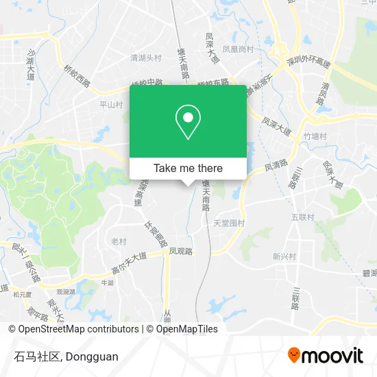 石马社区 map