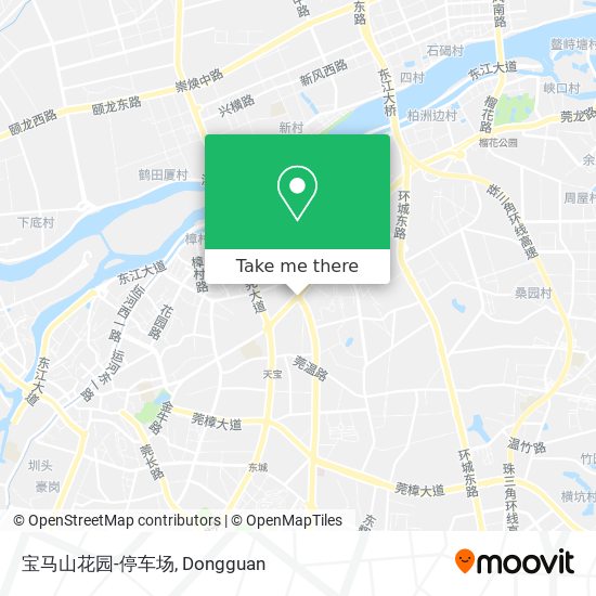 宝马山花园-停车场 map
