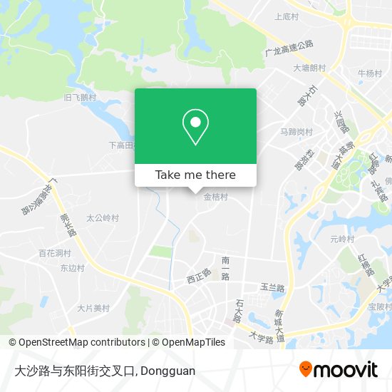 大沙路与东阳街交叉口 map
