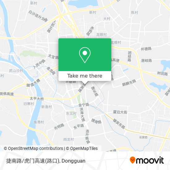 捷南路/虎门高速(路口) map