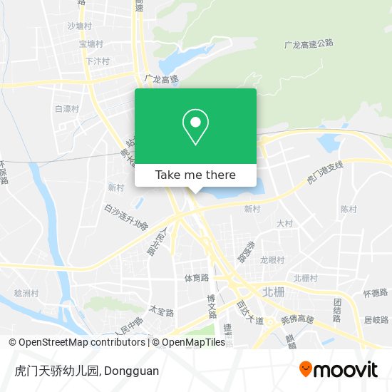 虎门天骄幼儿园 map