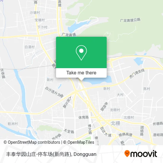 丰泰华园山庄-停车场(新尚路) map