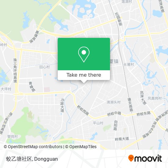 蛟乙塘社区 map