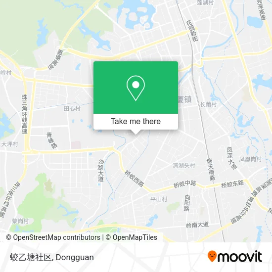 蛟乙塘社区 map