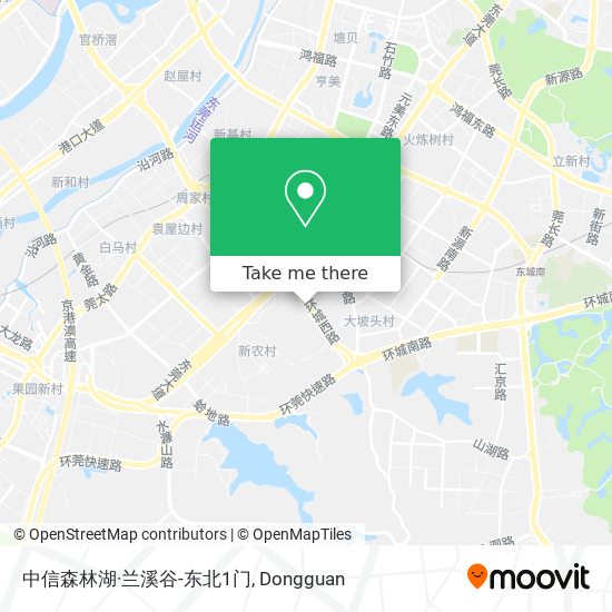 中信森林湖·兰溪谷-东北1门 map