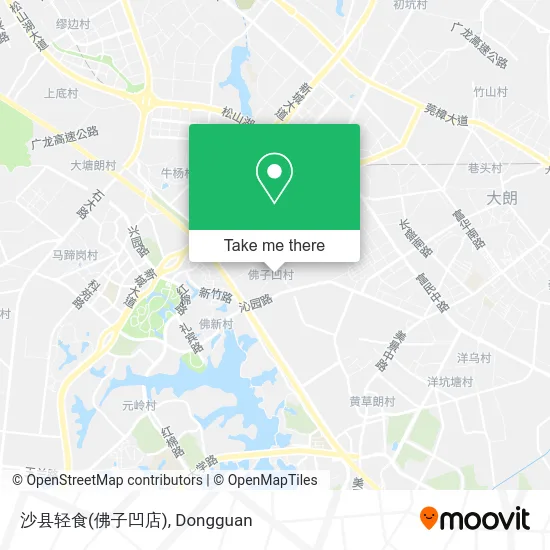 沙县轻食(佛子凹店) map