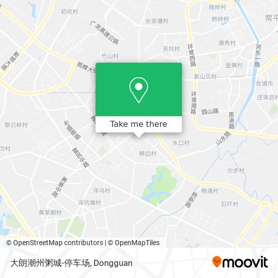 大朗潮州粥城-停车场 map