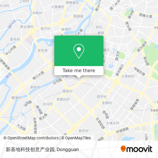 新基地科技创意产业园 map