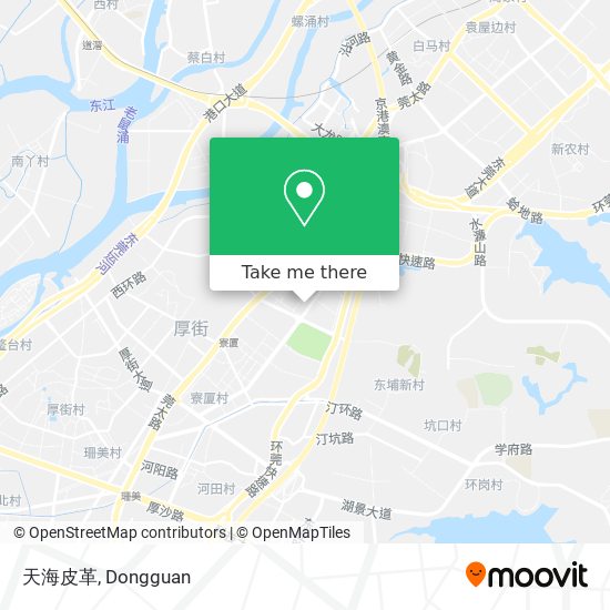 天海皮革 map