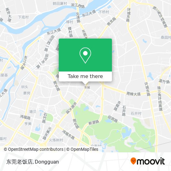 东莞老饭店 map