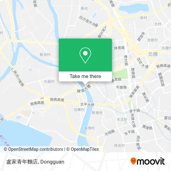 盧家青年麵店 map