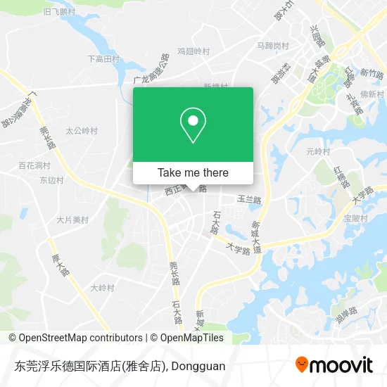 东莞浮乐德国际酒店(雅舍店) map