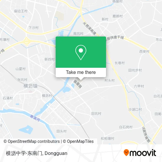 横沥中学-东南门 map