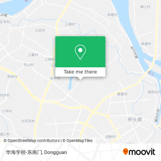 华海学校-东南门 map