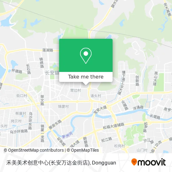 禾美美术创意中心(长安万达金街店) map