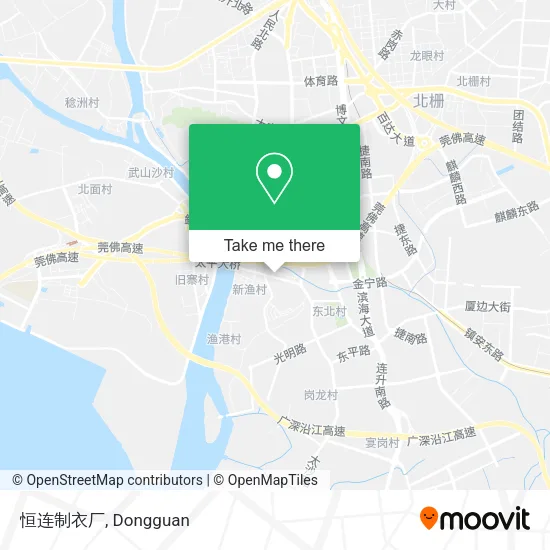 恒连制衣厂 map