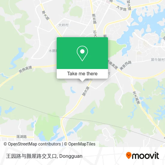 王园路与颜屋路交叉口 map