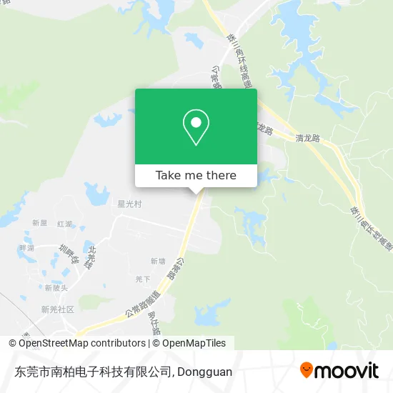 东莞市南柏电子科技有限公司 map