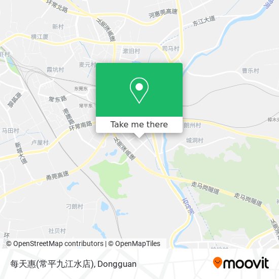 每天惠(常平九江水店) map