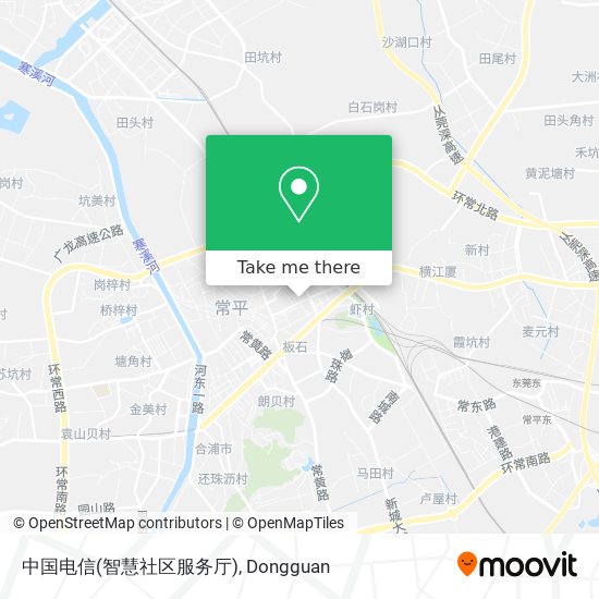 中国电信(智慧社区服务厅) map