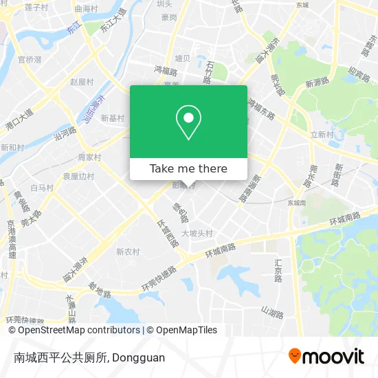 南城西平公共厕所 map